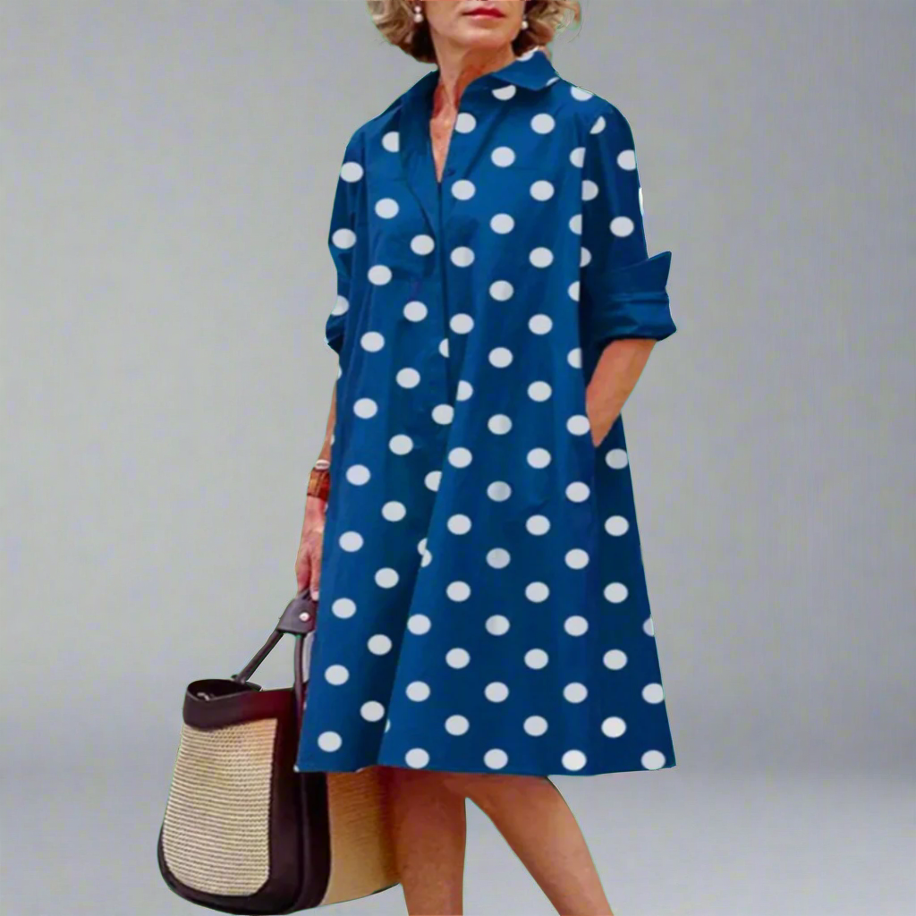 Vestido Artesanal com Estampa de Poás