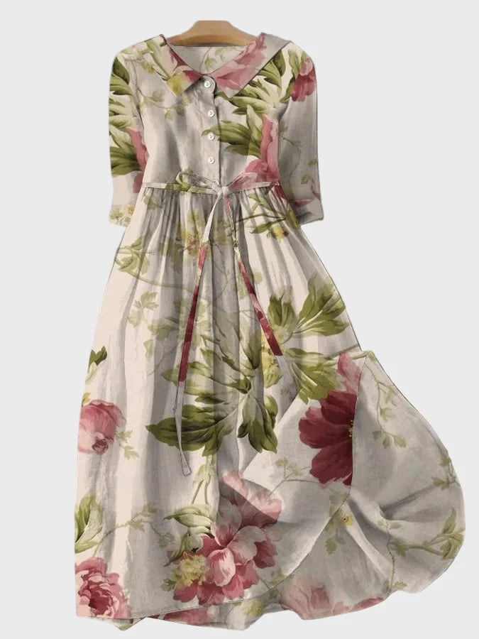 Vestido Botânico Longo