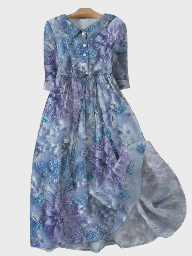 Vestido Floral do Crepúsculo