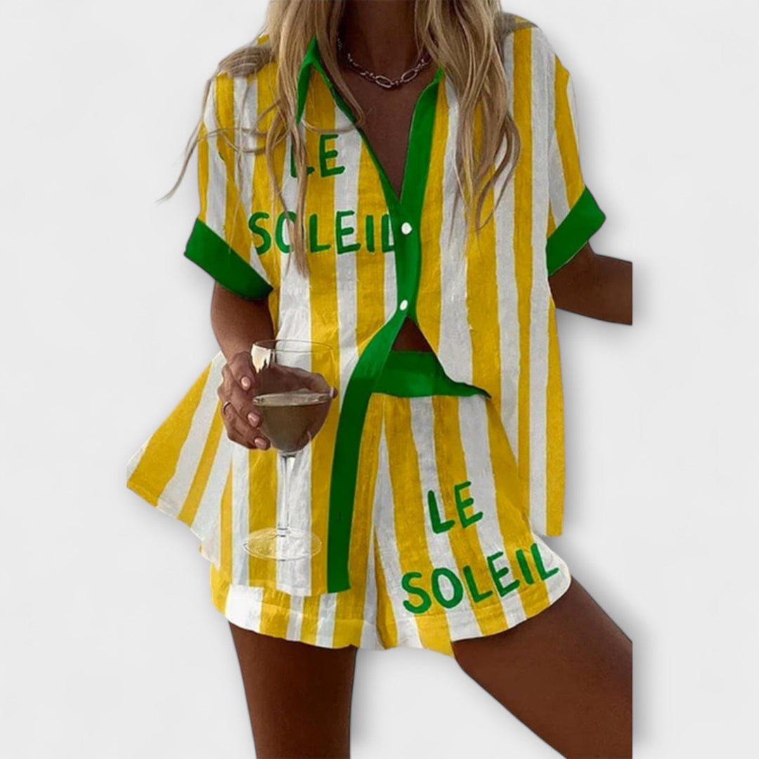 Halora – Estilo Amarelo em Linho