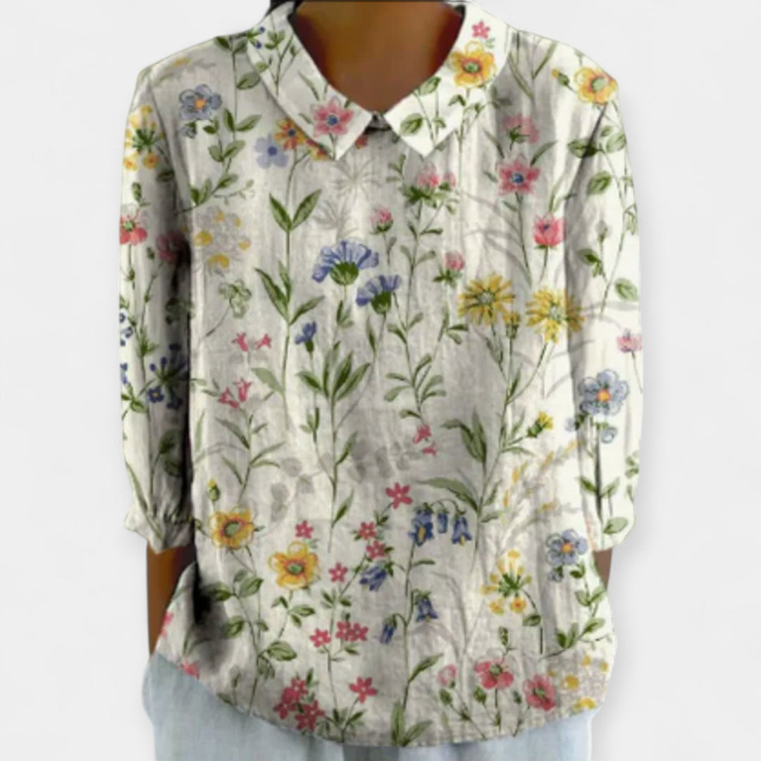 Camisa Floral Retro