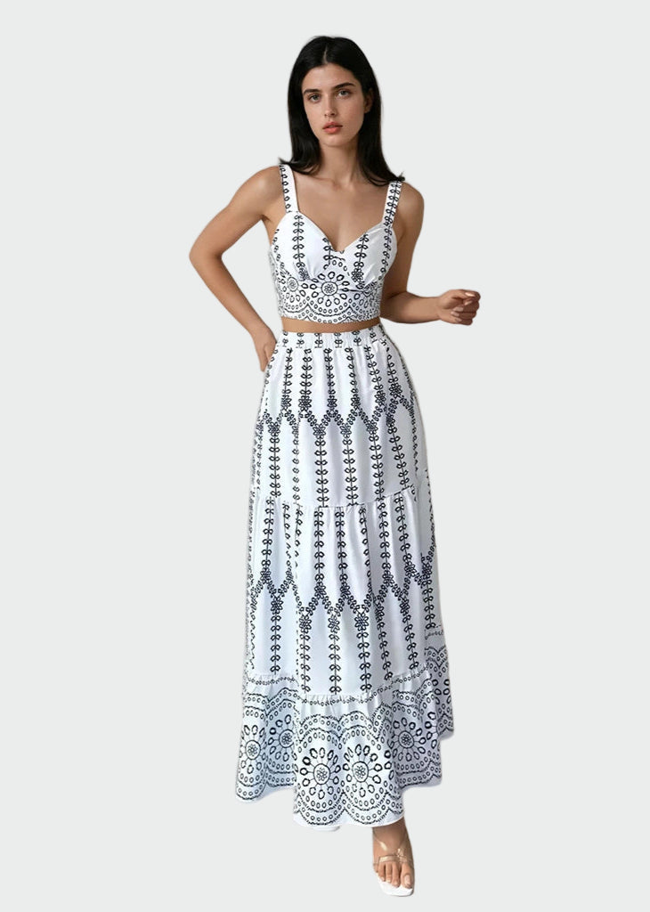 Conjunto Branco Harmonia Mediterrânea