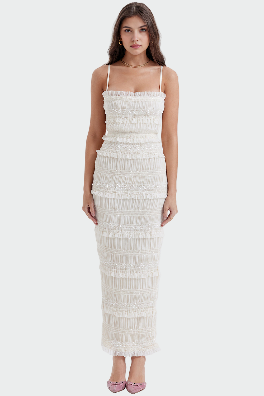 Vestido Longo Romântico