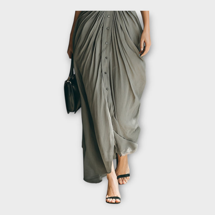 Vestido camiseiro com elegância atemporal