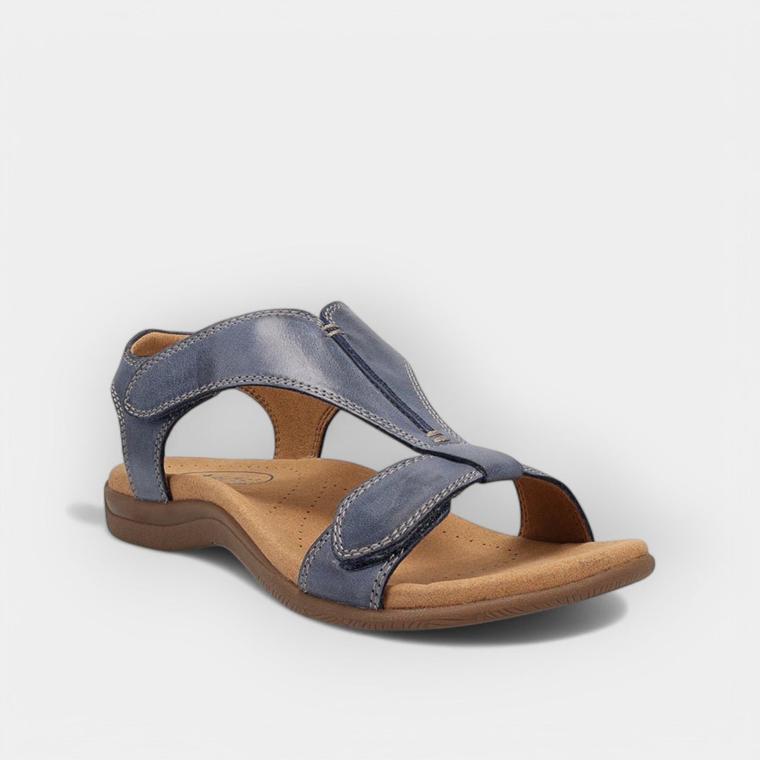 Sandalias de Couro Confortáveis e Estilosas