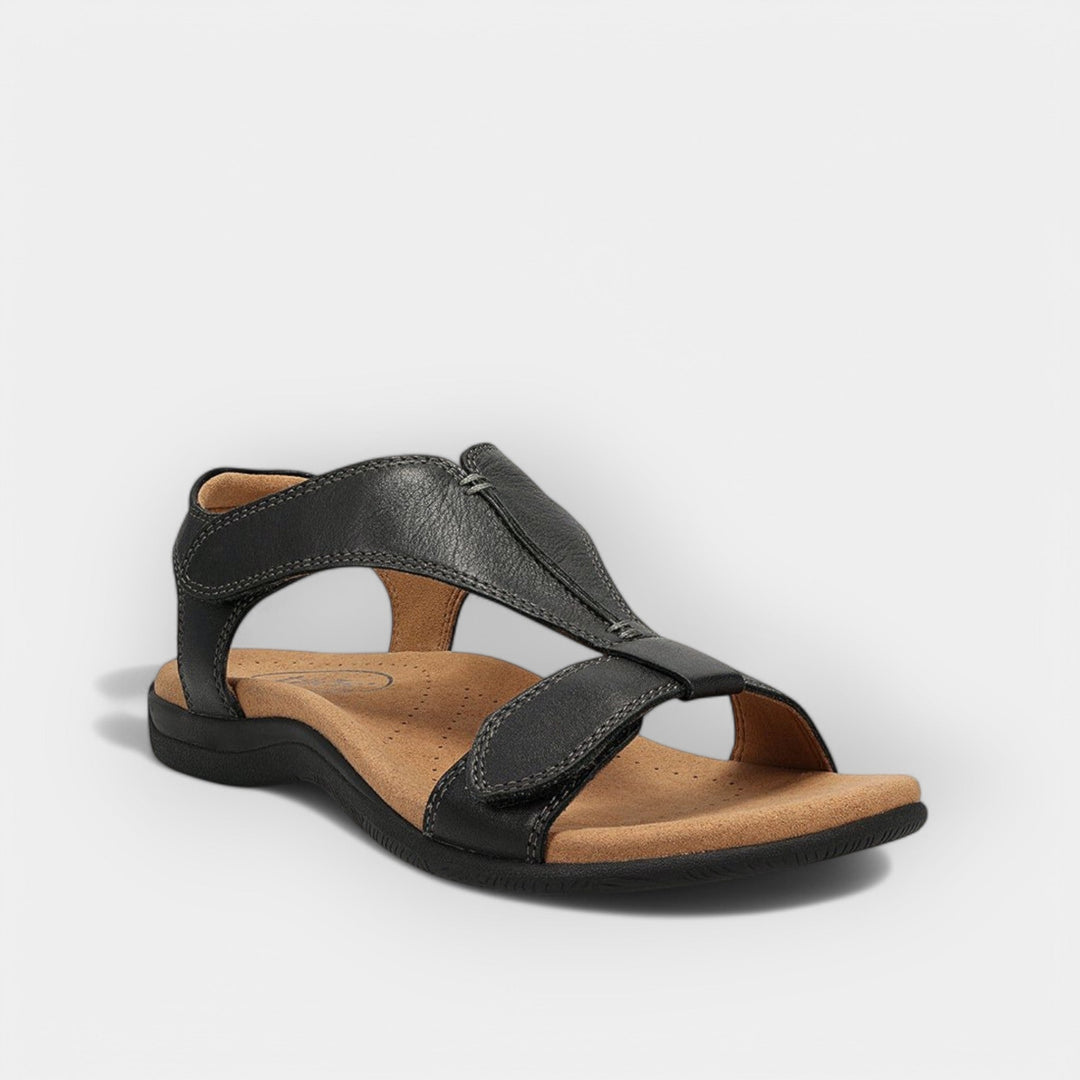Sandalias de Couro Confortáveis e Estilosas