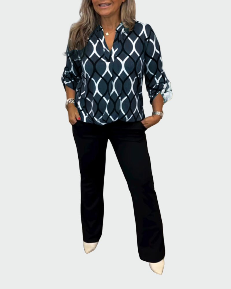 Camisa com design gráfico