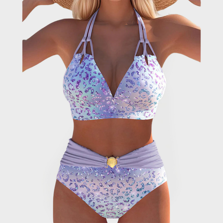 Biquíni Sexy com Sutiã Estampado