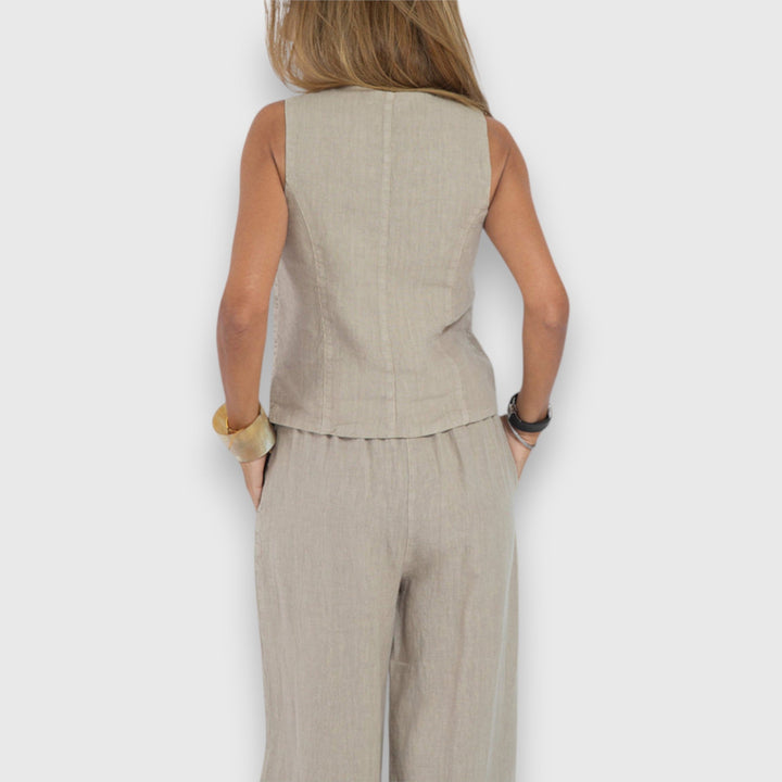 Conjunto de Dois Peças para Leveza de Verão
