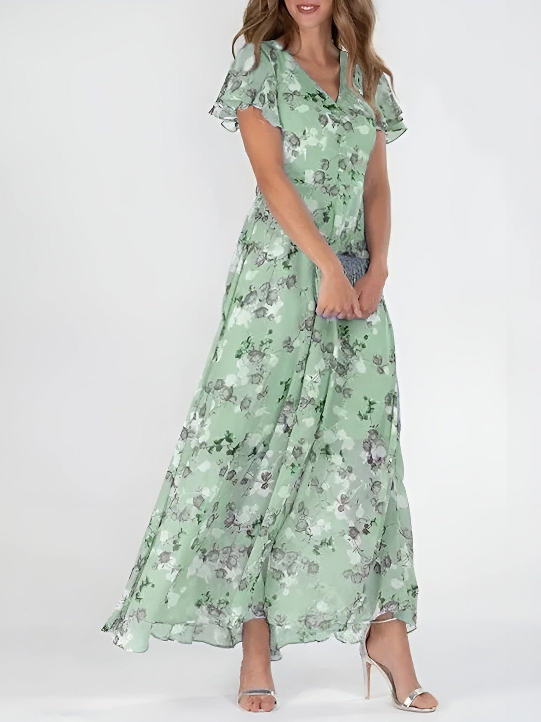 Vestido Elegante que Cobre a Barriga