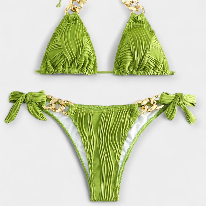 Conjunto de Biquíni Risca com Costuras