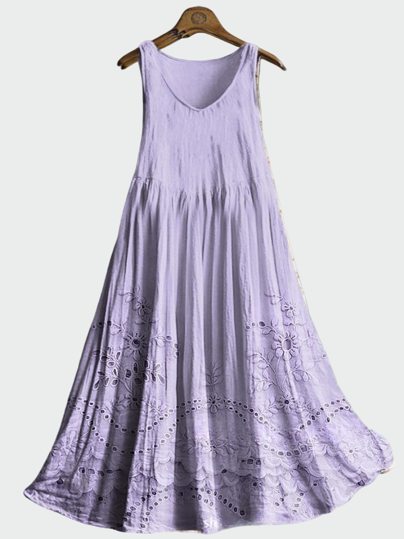 Vestido com Renda Inglesa