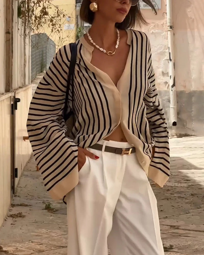 Camisa Risca de Estilo Refinado