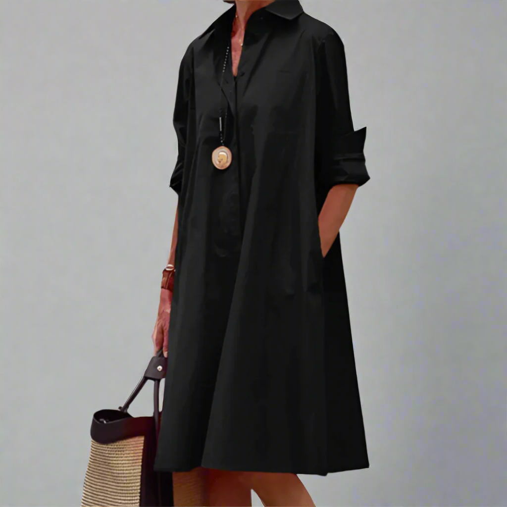 Vestido Polo Estiloso em Tecido de Alta Qualidade