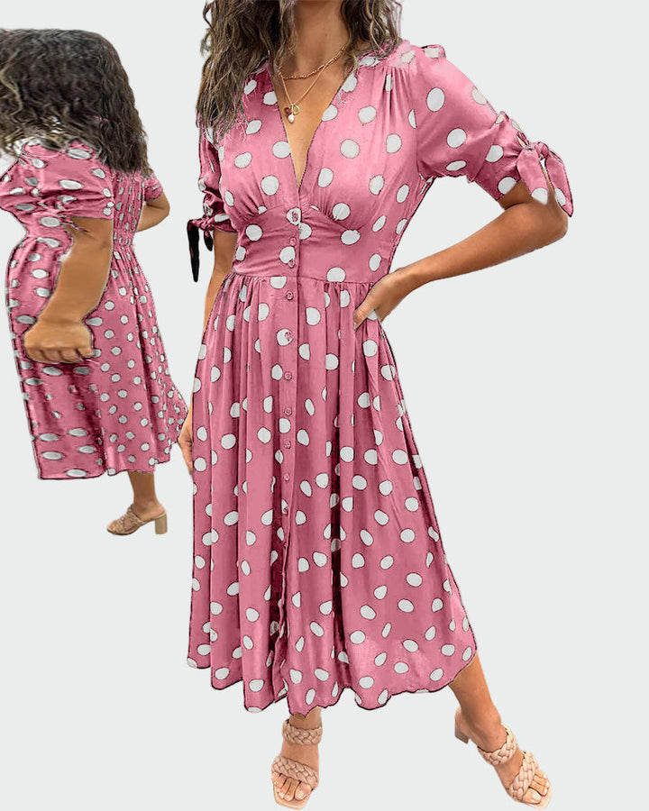 Vestido de Poá Impressionante