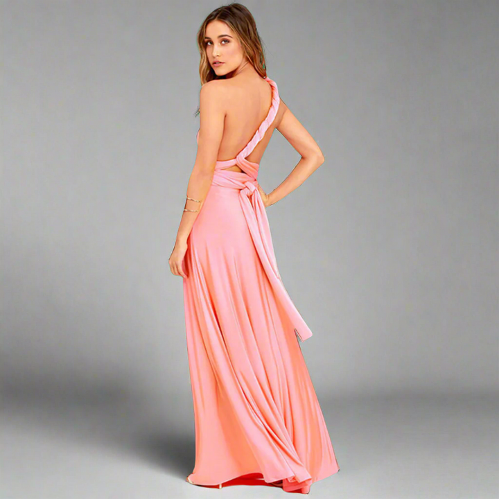 Vestido transformável em tecido de qualidade