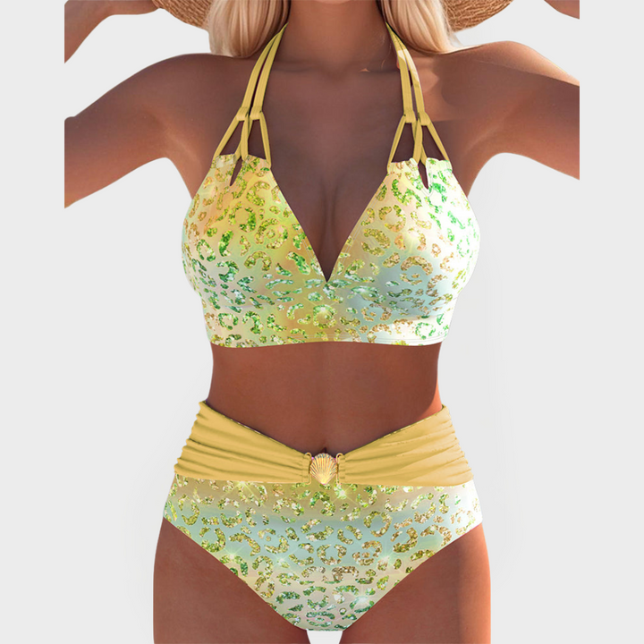 Biquíni Sexy com Sutiã Estampado