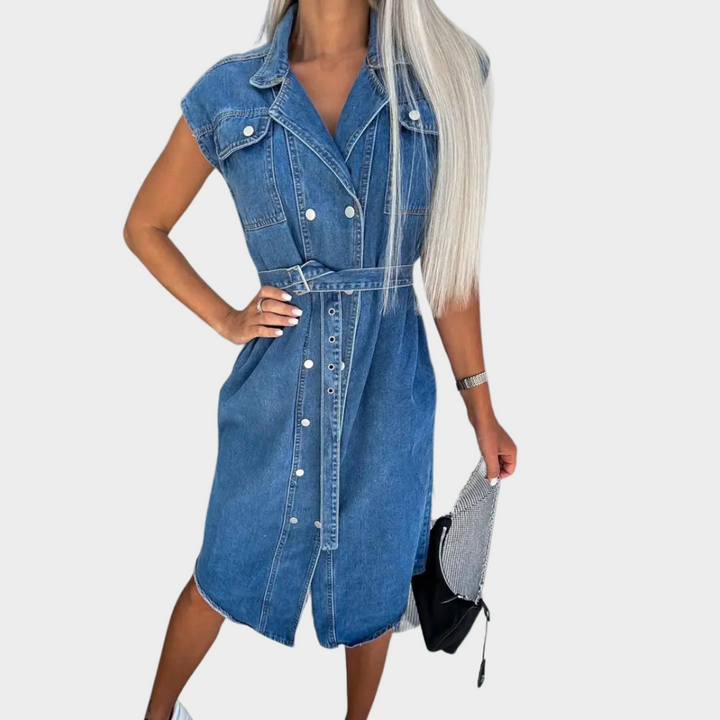 Vestido de ganga diário