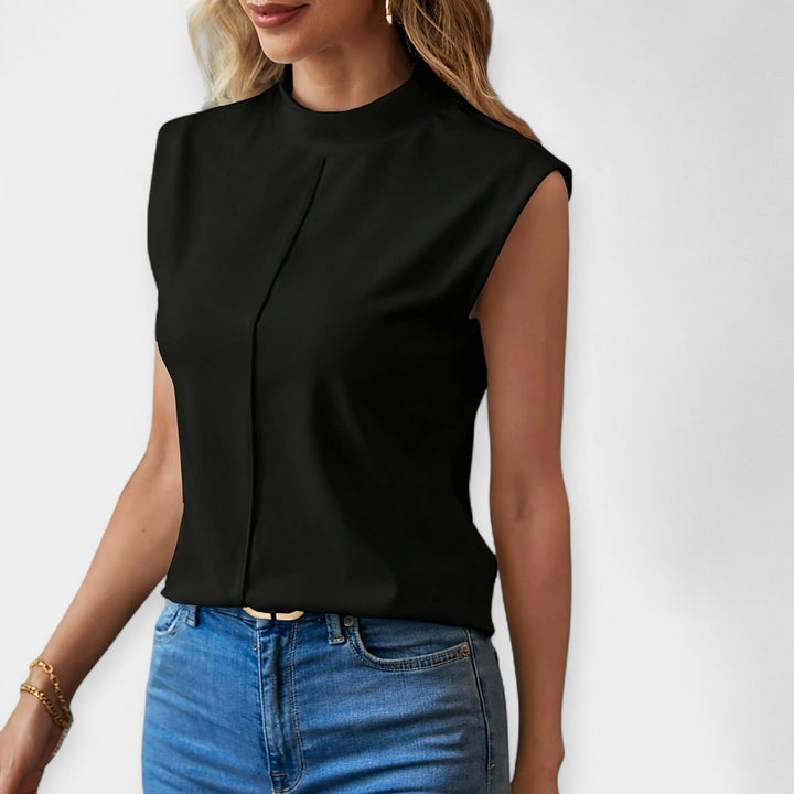 Top Elegante Sem Mangas