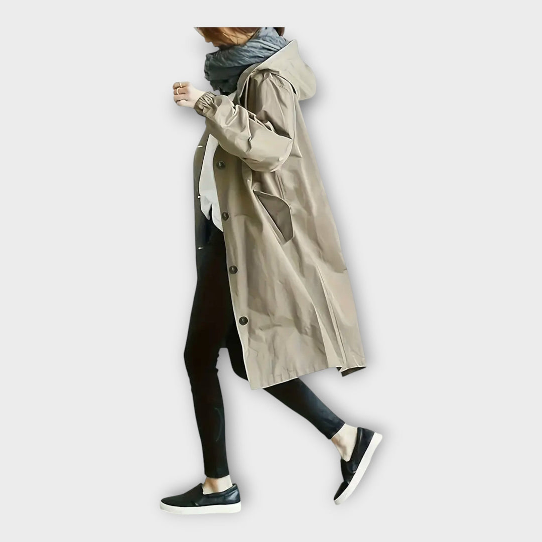 Parka Longa com Design Elegante