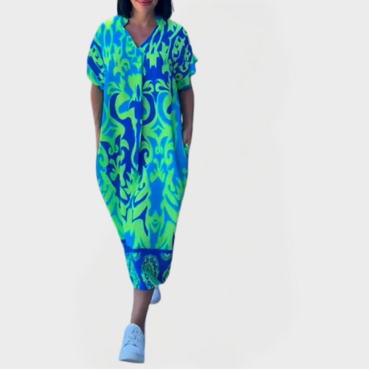 Vestido Elegante com Bolsos