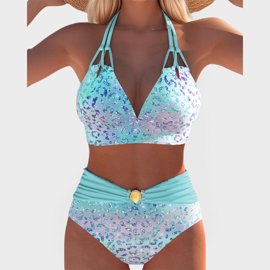 Biquíni Sexy com Sutiã Estampado