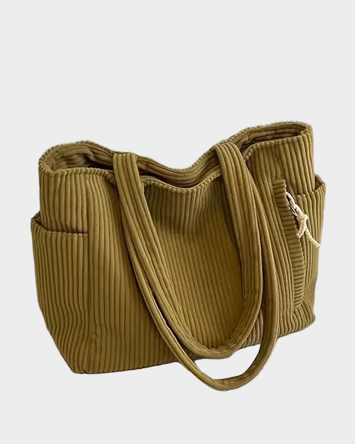 Saco de Ombro Tricotado com Detalhe de Corda e Elegância Moderna