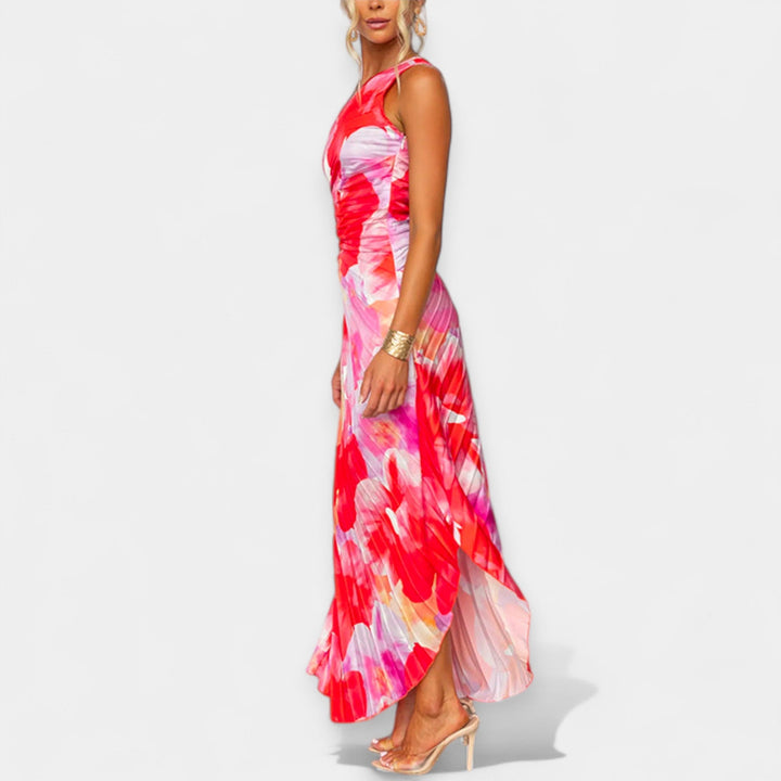 Vestido com Design Assimétrico