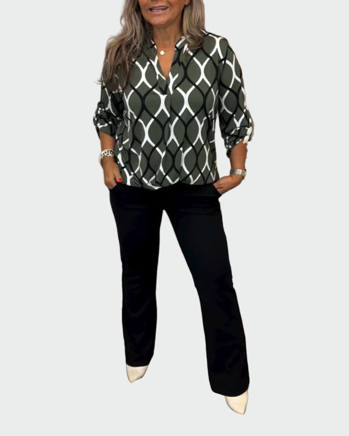 Camisa com design gráfico