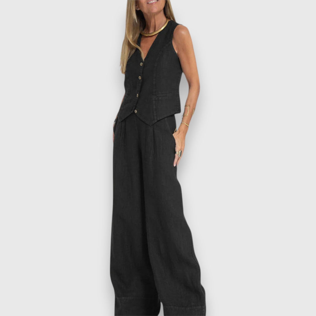 Conjunto de Dois Peças para Leveza de Verão