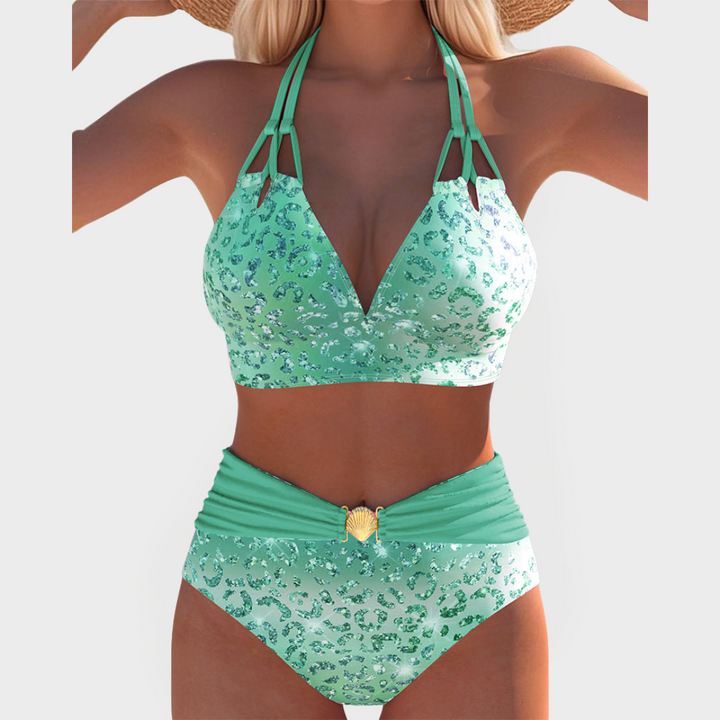 Biquíni Sexy com Sutiã Estampado