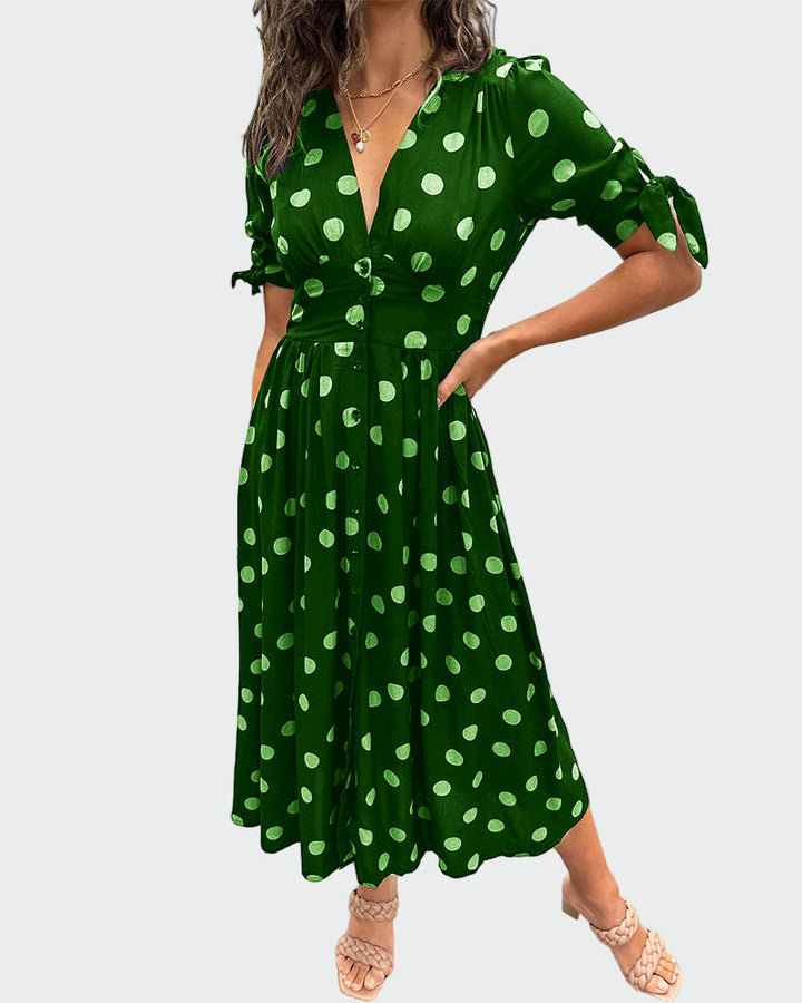 Vestido de Poá Impressionante