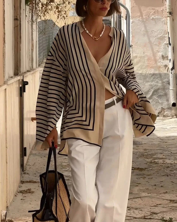 Camisa Risca de Estilo Refinado
