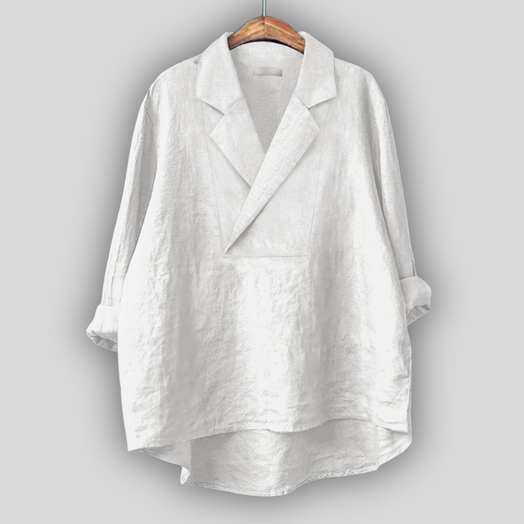 Blusa de Linho “Brisa de Rosas”