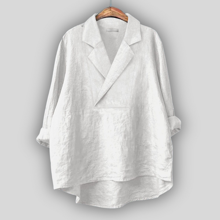 Blusa de Linho “Brisa de Rosas”