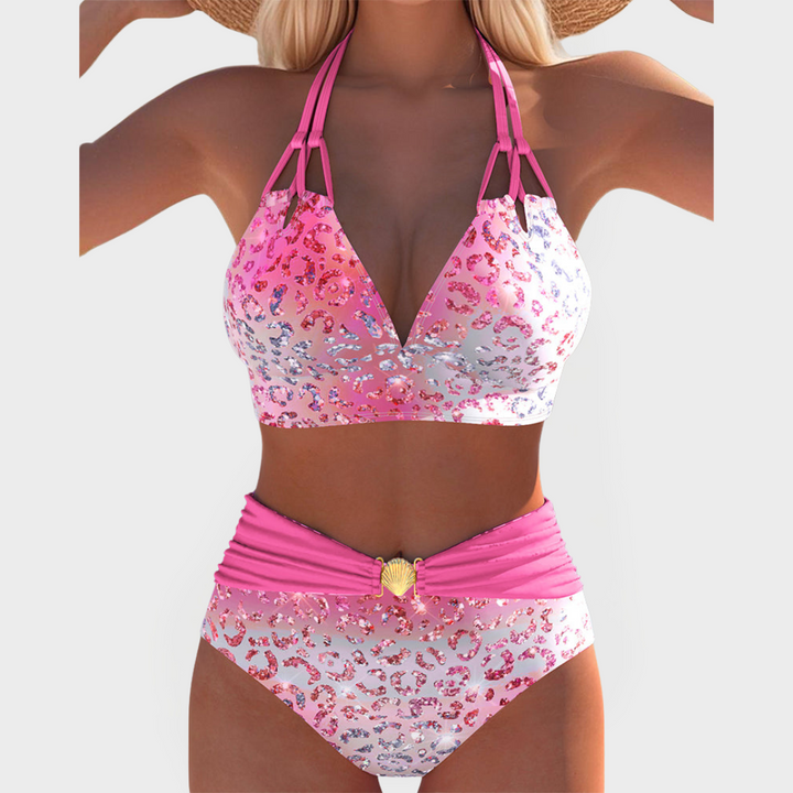 Biquíni Sexy com Sutiã Estampado