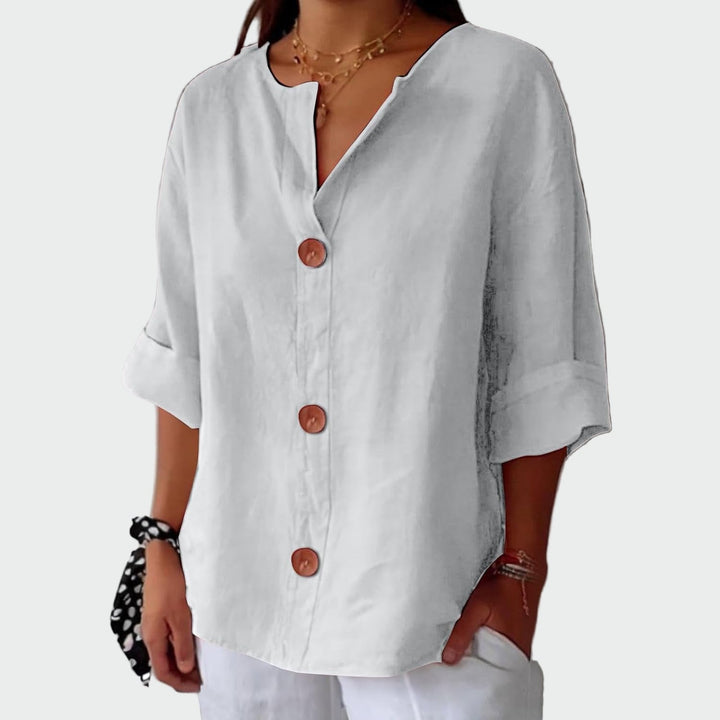 Blusa casual texturizada