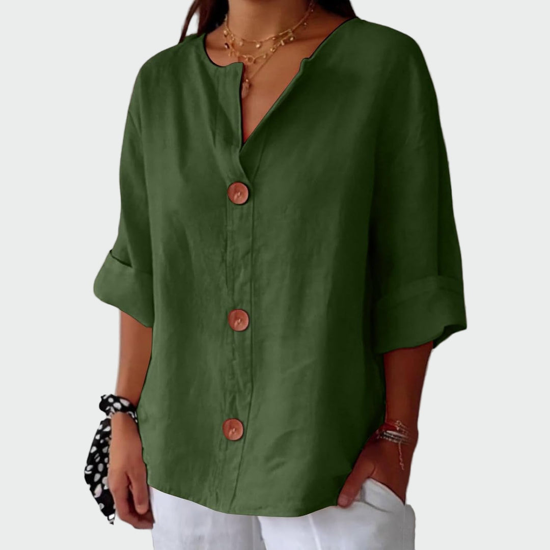 Blusa casual texturizada