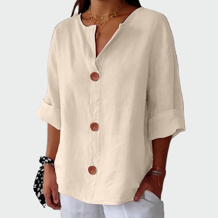 Blusa casual texturizada