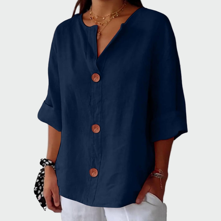 Blusa casual texturizada