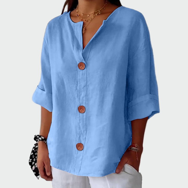 Blusa casual texturizada
