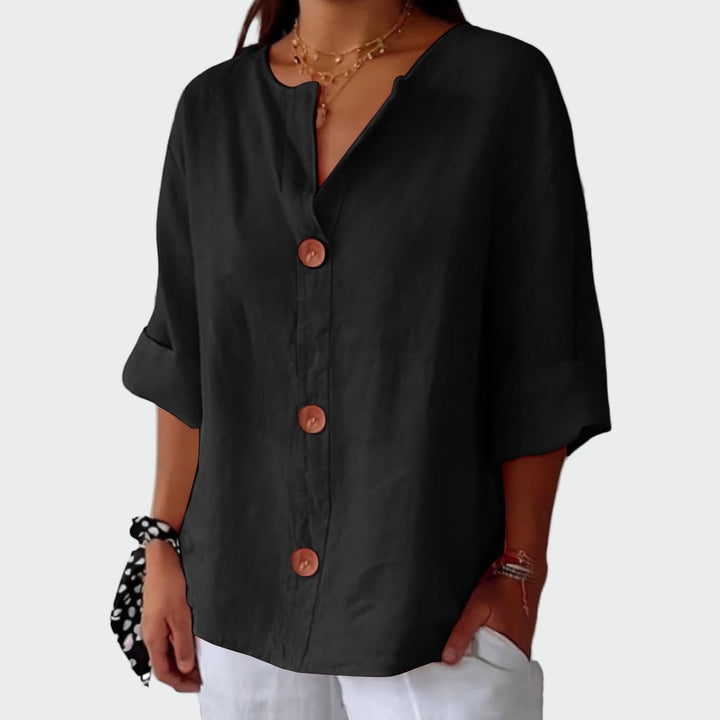 Blusa casual texturizada