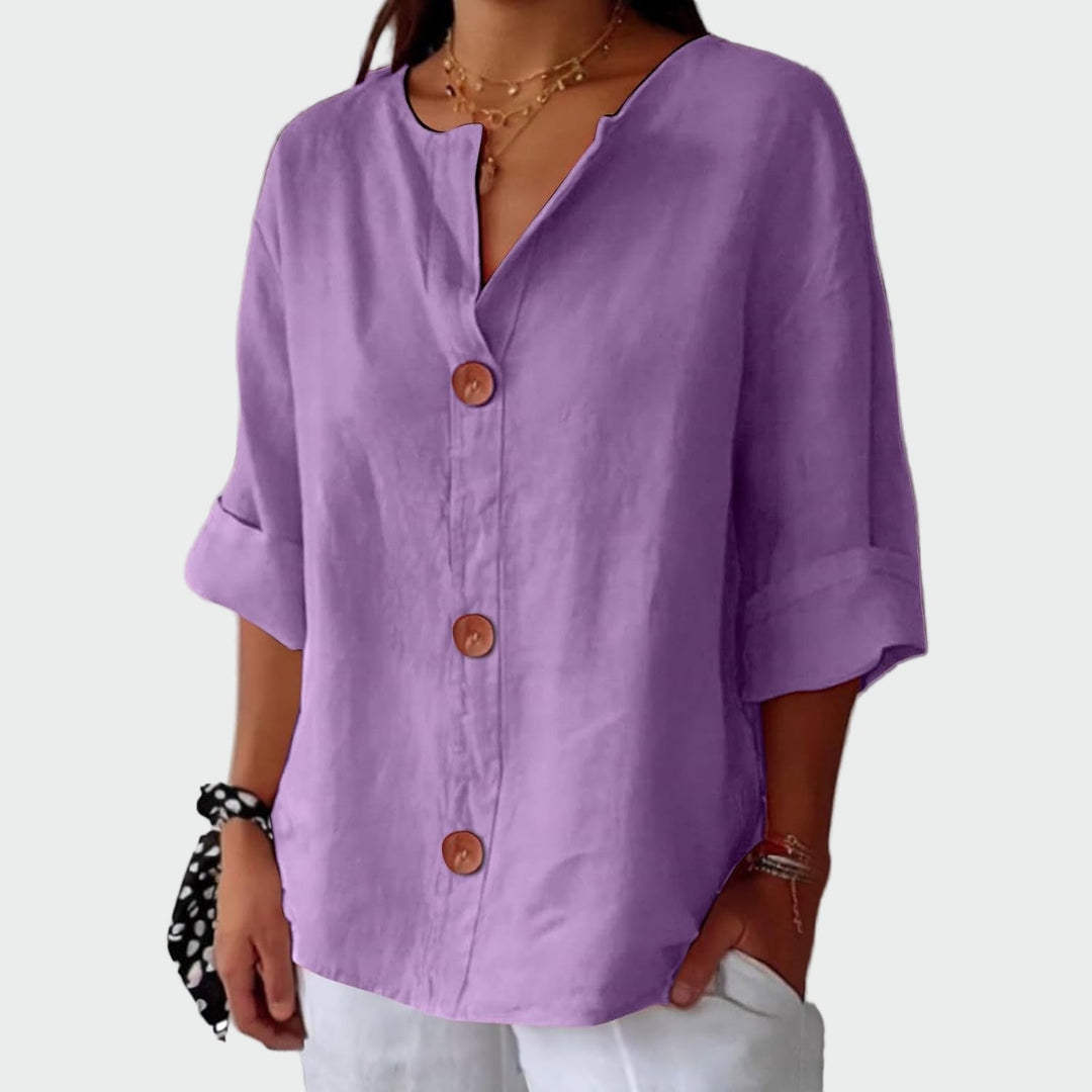 Blusa casual texturizada