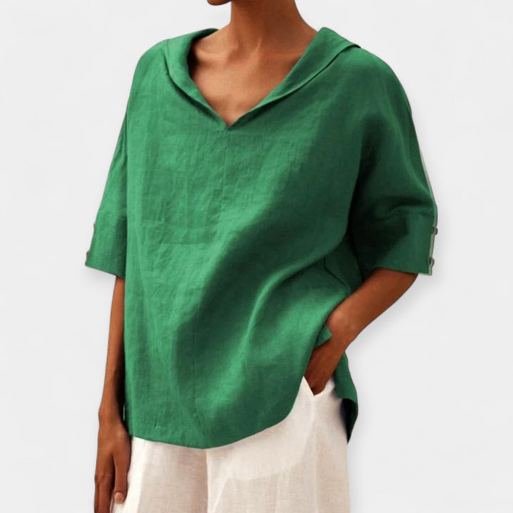 Blusa de Linho Confortável