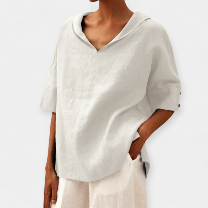 Blusa de Linho Confortável