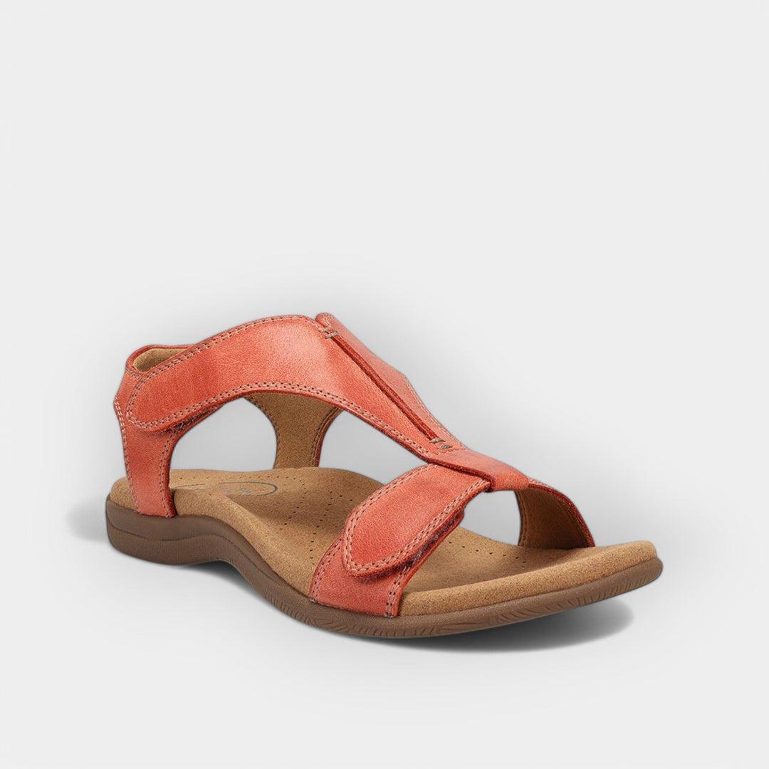 Sandalias de Couro Confortáveis e Estilosas