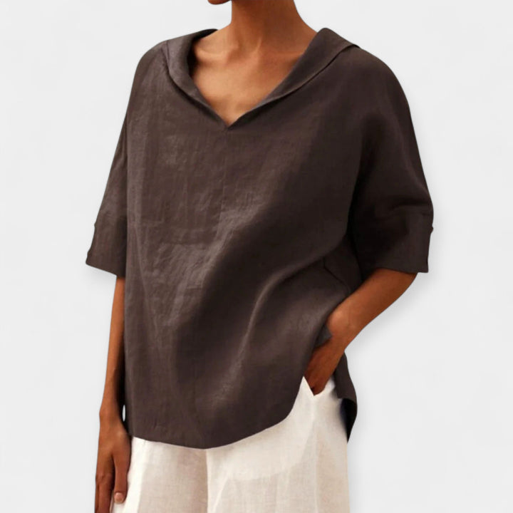 Blusa de Linho Confortável