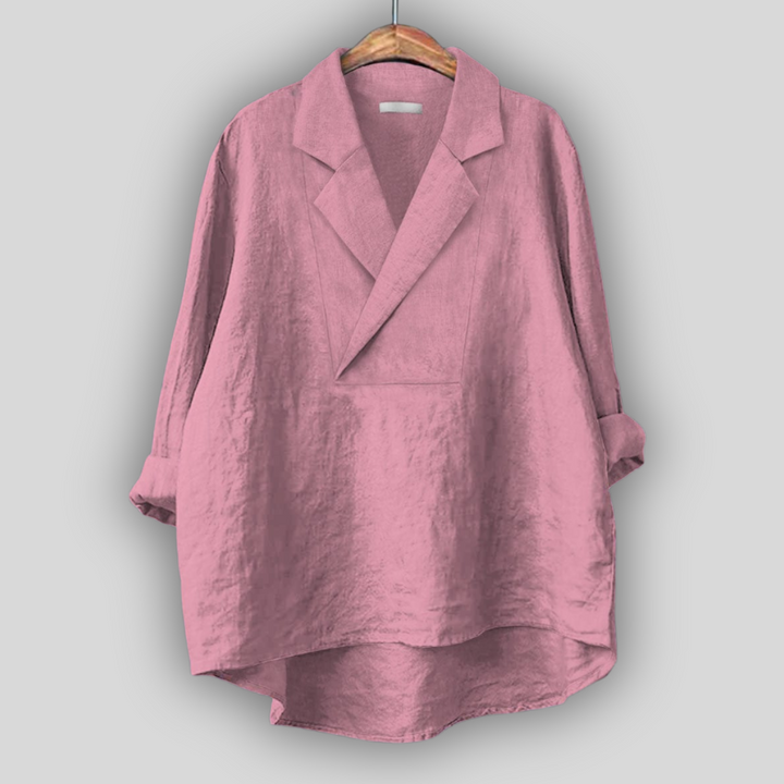 Blusa de Linho “Brisa de Rosas”