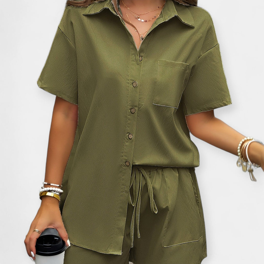 Conjunto Confortável com Camisa e Calções