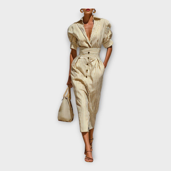 Vestido com requinte elegante